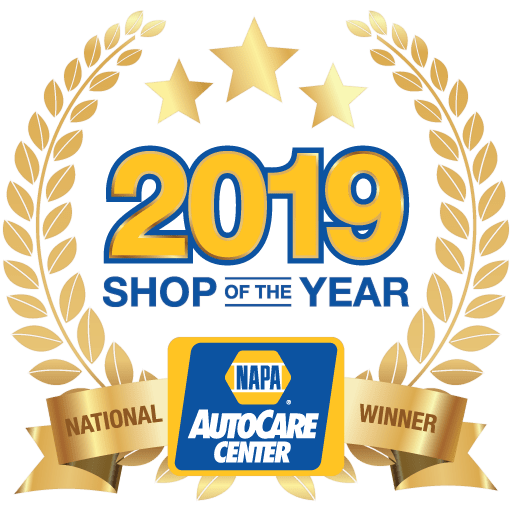 NAPA AutoCare Center 2019 Shop of the Year Award